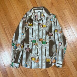 Vintage 70's Levi's Disco Horses Shirt